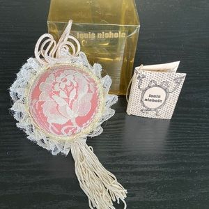 VTG Kurt Adler for Louis Nichole Pink Lace Christmas Ball  Ornament. NIB
